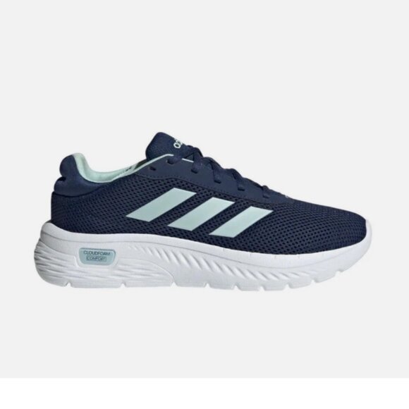 Adidas Cloudfoam Comfy Women's Navy Blue w/ Light Accents - Picture 2 of 8